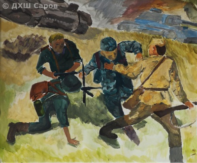 Жестокая схватка - Дмитрюк Михаил, 15 лет.JPG